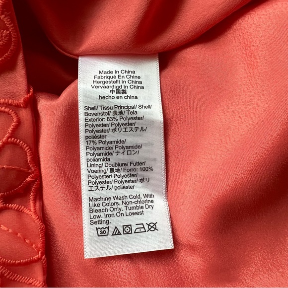 NWT J. Crew Lace Appliqué Mini Skirt Fire Lily Size 16 - Picture 9 of 9